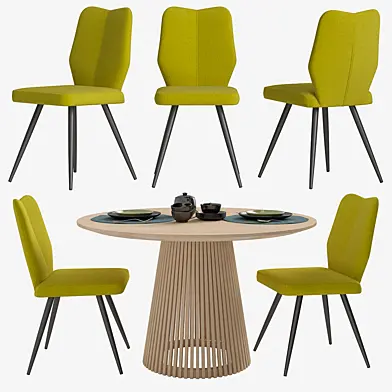 Chair_Tina_Table_Jeanette_La Forma (Julia Grup)