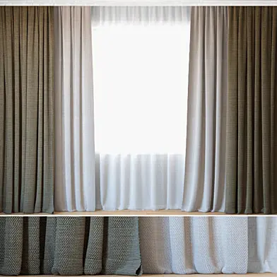 Curtains 86 | Curtains with Tulle | ROHI | Topia