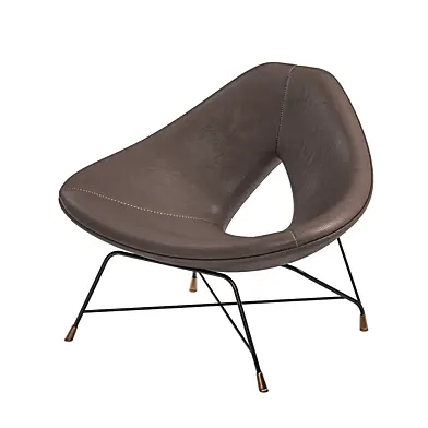 Kosmos armchair design Augusto Bozzi 1956 Saporiti Italia