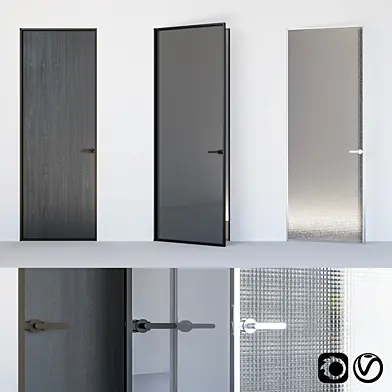 Aladin Swing Mono door by Glas Italia