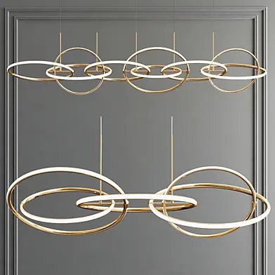 Decorative Two Types Ring Chandelier