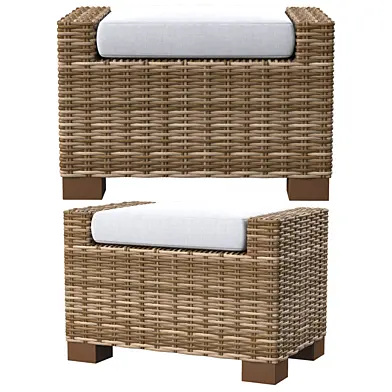 Rattan stool by Massivum