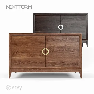 OM Комод двухстворчатый Toscana Nextform W5012W