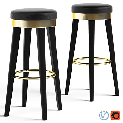 Cult Furniture Fusion Wooden Bar Stool