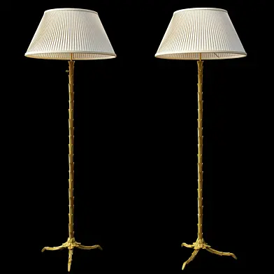 Maison Bagues French Bronze Floor Lamp