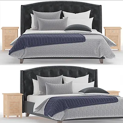 Ashley Tufted Bed