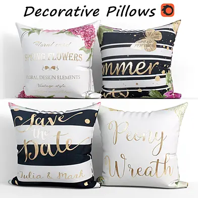 Decorative pillows set 349 wintefei