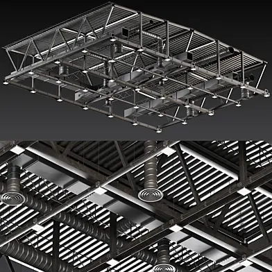 Ceiling Ventilation Black