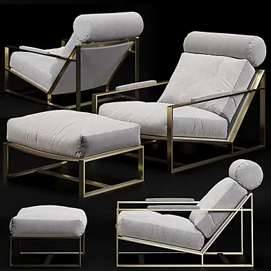 RH Milo Baughman Model #3418, 1965 Chair
