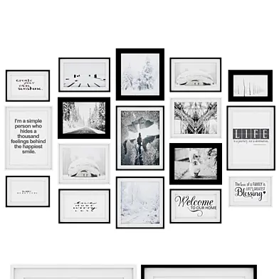 Photo Frame Set 18 (17 Frame Wall Collection)