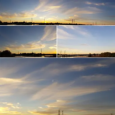 Dusk Yellow sky