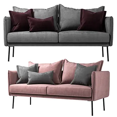 Samt-Sofa Ivy (2-Sitzer)
