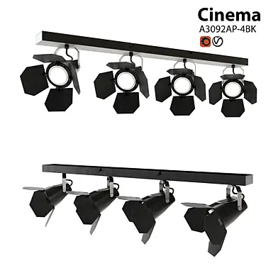 Шина софит бра Artelamp Cinema A3092AP-4BK