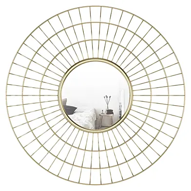 Weisner Round Wire Accent Mirror
