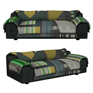 VITRA vlinder sofa dark greens