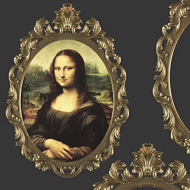 PHOTO FRAME SET 22 (mona lisa classic frame)