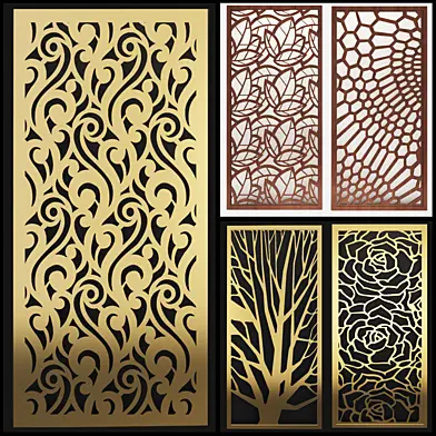 CNC Parition 3d panel download