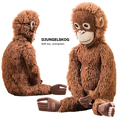 DJUNGELSKOG Soft toy, orangutan Ikea / мягкая игрушка ДЬЮНГЕЛЬСКОГ орангутанг Икеа