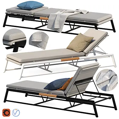 Globewest Antigue Sunbed