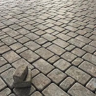 Paving stone gray / Брусчатка каменная серая