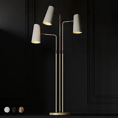 cypress 3-arm FLOOR LAMP