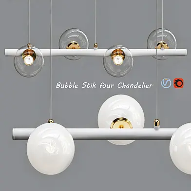 Bubble_Stik_four_Chandelier