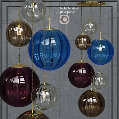Подвесной светильник Hector Finch Paola Palantir Pendant 6 Bubble