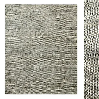 Floating Diamond Handwoven Wool Flatweave Rug RH