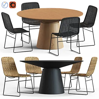 Globewest Olivia Chair and Classique Table