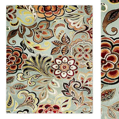 Deco Seafoam Transitional Area Rug