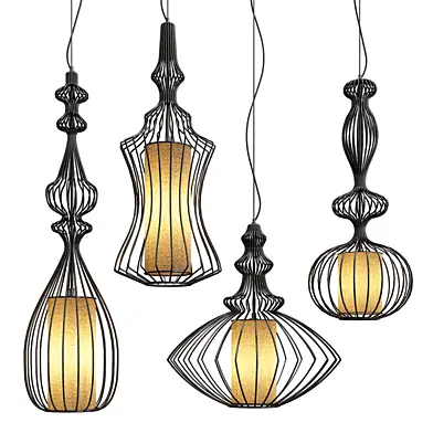 Vintage Cage Pendant Lights