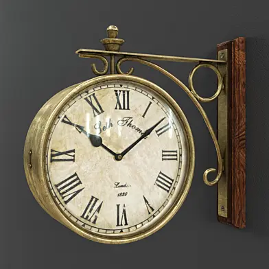 Настенные часы Station clock Eichholtz