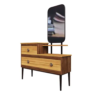 Mid Century Vanity Dresser