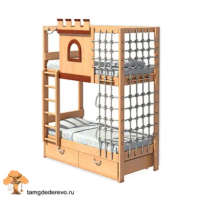 Детская двухъярусная кровать (model 207)