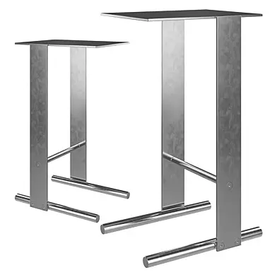 Untitled Side Table 2.0_Mod 02_Chrome