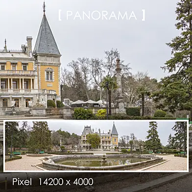Набор панорам парка