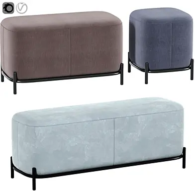Pouf Pawai set