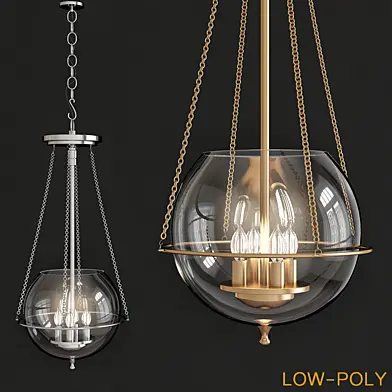 Besa Lighting Spirit 1-Light Cord Globe Pendant Lamp