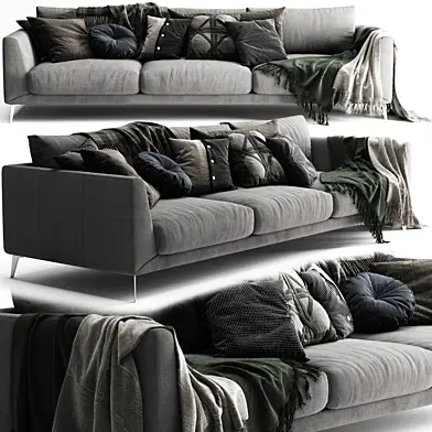 BoConcept Fago Sofa 3 Seats - Scandinavian Set