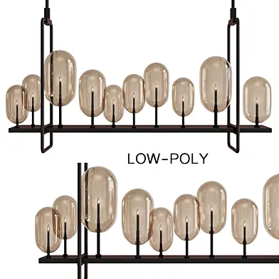 Rectangle Vintage Pendant Lights For Indoor