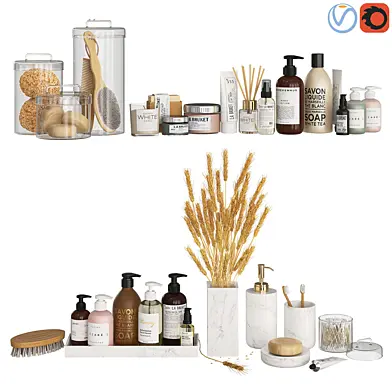 Bathroom Decor Accessories and Cosmetics - Light