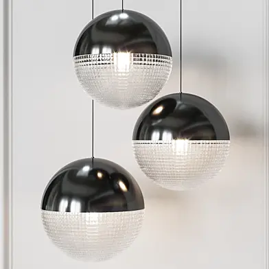 Подвесной светильник Lee Broom LENS FLAIR PENDANT Matte Black