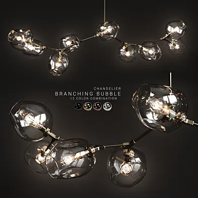 Branching bubble 9 lamps 2