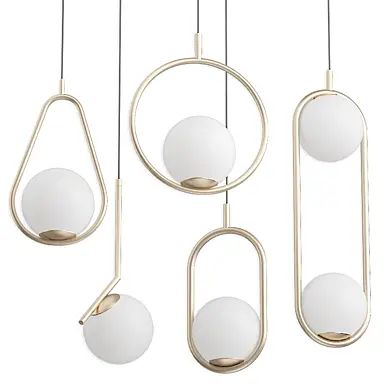 Pendant lamp B.LUX C Ball set