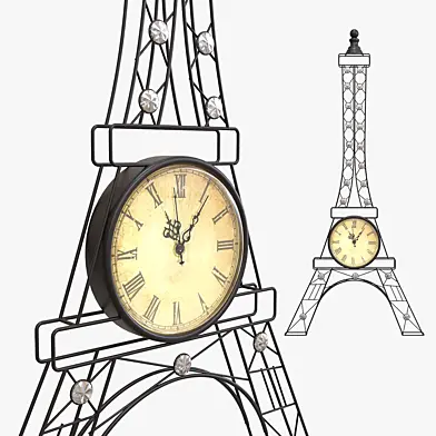 Eiffel Clock