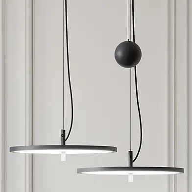 Blancowhite Pendant By Santa & Cole