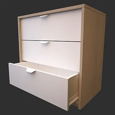 ASKVOLL  3-drawer