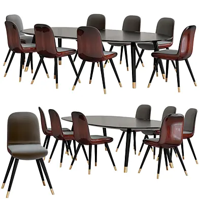 Poliform MAD DINNING Table & chair