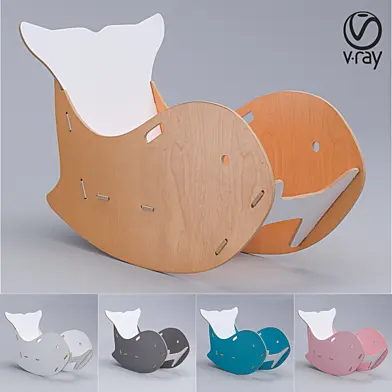 whale Rocking chair