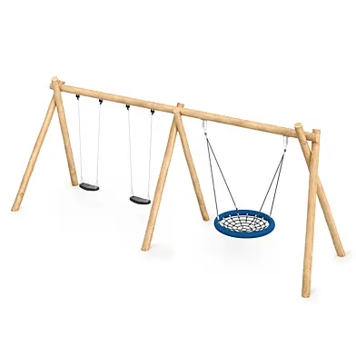 Качели Robinia Kompan Cтандарт+Гнездо
